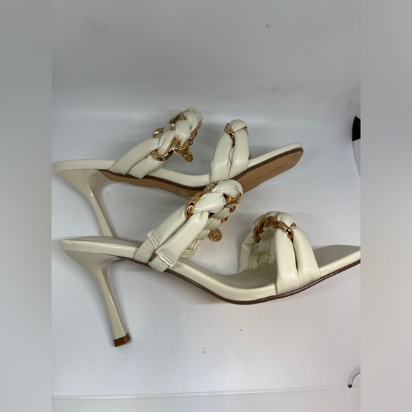Venus Women's Cream and Gold Sandals size 8.5 - Picture 9 of 16